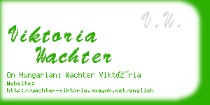 viktoria wachter business card